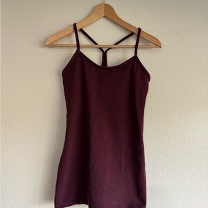 Lululemon Burgundy Tank Top